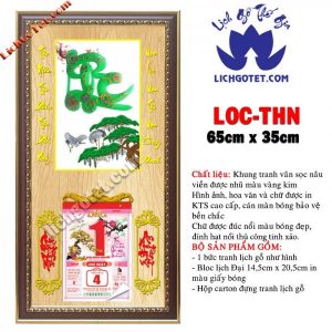 Lịch Tết Giá Rẻ Chữ Lộc