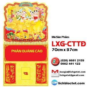 Lịch Lò Xo Gấp Đẹp Tân Sửu