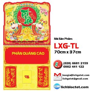 Bìa Lịch Gấp Tân Sửu