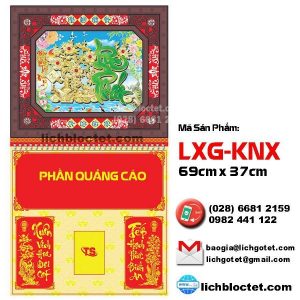 Bìa Lịch 2021 Gấp Giữa