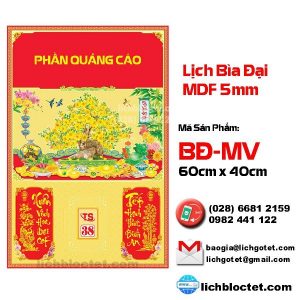 Mai Vàng Lịch Bìa Đại 2021